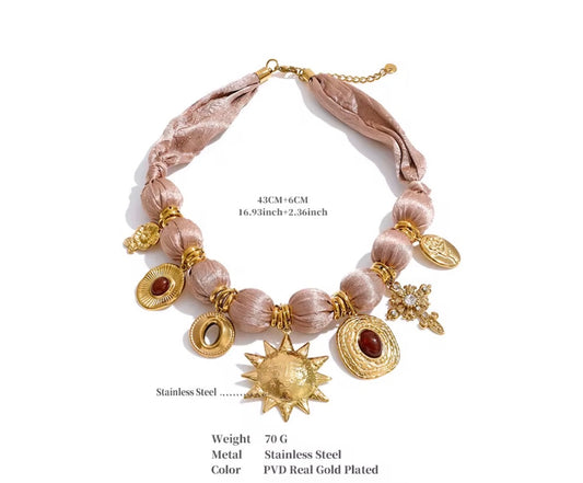 Corazon Celestial Statement Necklace