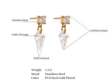 Crystal Drop Earrings