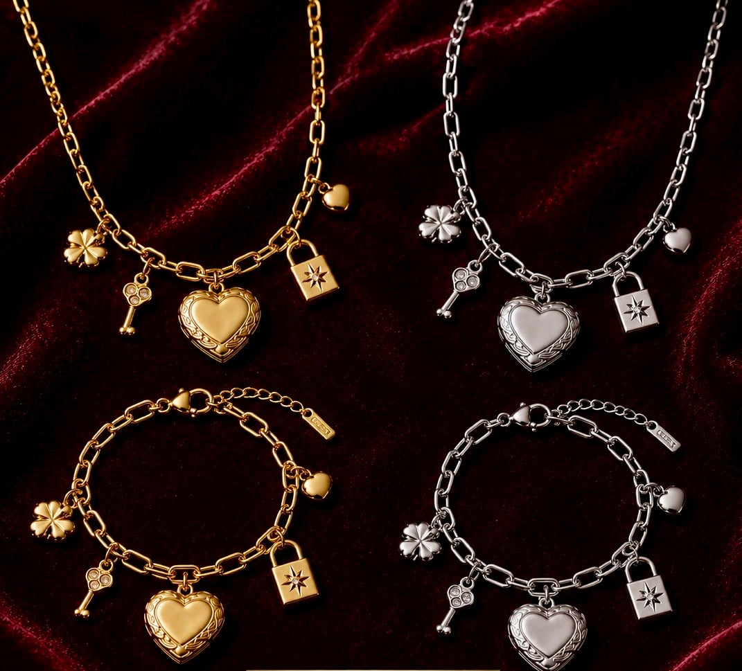 Corazón de la Suerte Locket