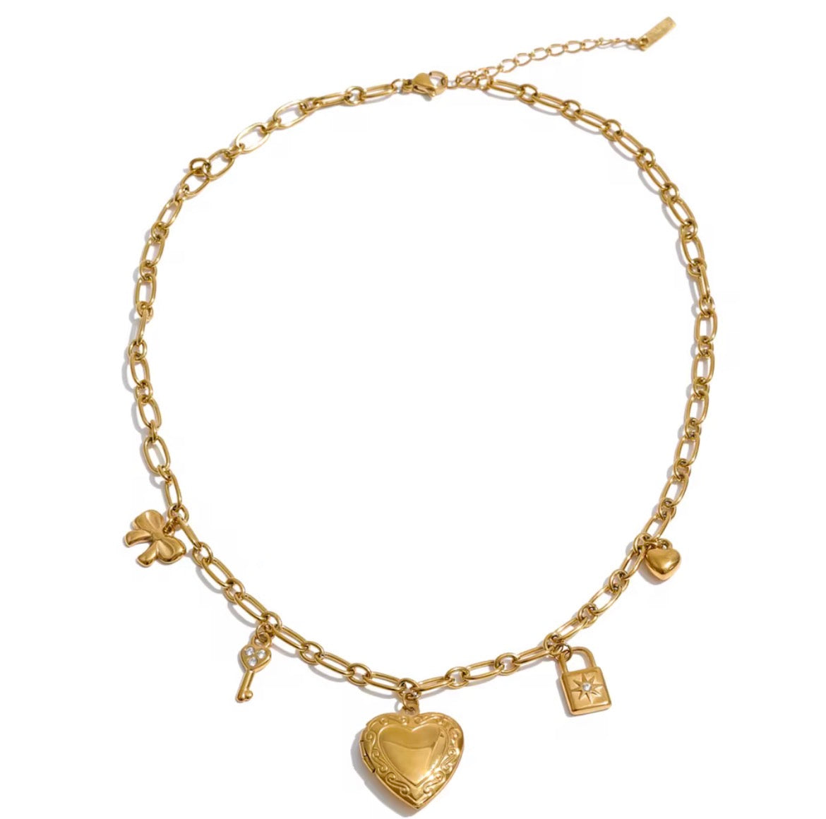 Corazón de la Suerte Locket