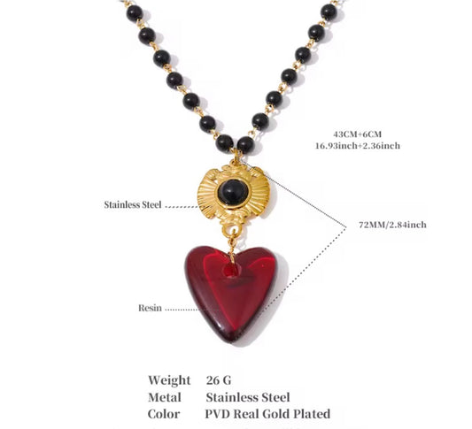 Corazón de Sangre Necklace