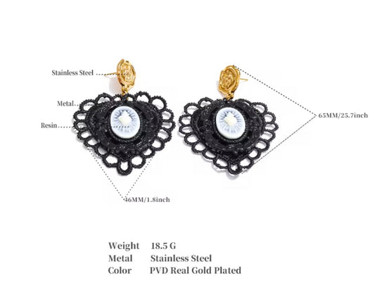 Sacred Heart Earrings